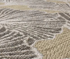 Treasured Garden Beige & Tan Botanical Outdoor Area Rug, (2.5' X 6') -DHP Sales Store 810600354 A8 3