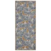 Treasured Garden Navy & Brown Botanical Outdoor Area Rug, (2.5' X 6') 1 Treasured Garden Navy & Brown Botanical Outdoor Area Rug, (2.5' X 6') -DHP Sales Store 810600358 A0 1