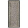 Panama Dark Gray & Black Geo-Bordered Outdoor Area Rug, (2.5' X 6') -DHP Sales Store 810600366 A0 1
