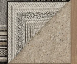 Panama Dark Gray & Black Geo-Bordered Outdoor Area Rug, (2.5' X 6') 13 Panama Dark Gray & Black Geo-Bordered Outdoor Area Rug, (2.5' X 6') -DHP Sales Store 810600366 A8 2