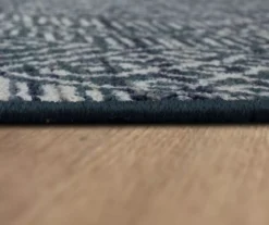 Mohawk Blue & White Geometric Diamond Area Rug 31 Mohawk Blue & White Geometric Diamond Area Rug -DHP Sales Store 810600375 A8 4