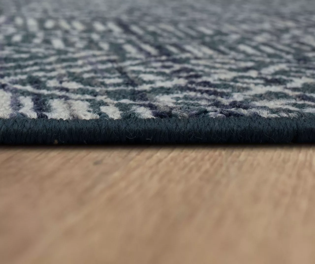 Mohawk Blue & White Geometric Diamond Area Rug 12 Mohawk Blue & White Geometric Diamond Area Rug - Image 10