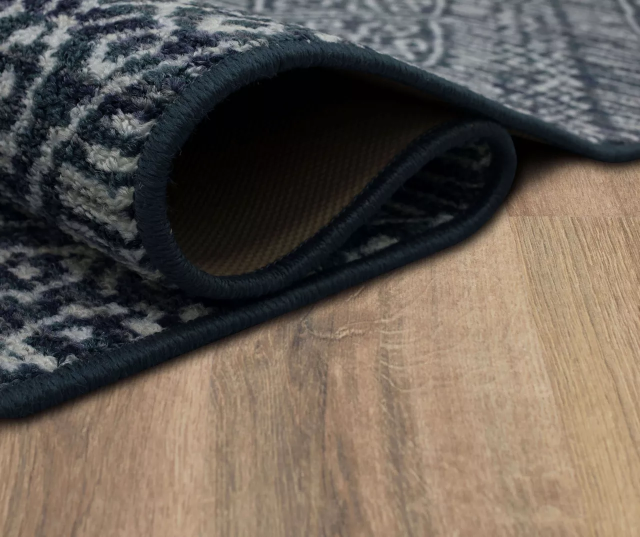 Mohawk Blue & White Geometric Diamond Area Rug 13 Mohawk Blue & White Geometric Diamond Area Rug - Image 11