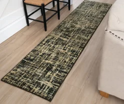 Gunnison Black & Beige Crosshatch Area Rug, (2' X 8') 15 Gunnison Black & Beige Crosshatch Area Rug, (2' X 8') -DHP Sales Store 810600386 A0 3