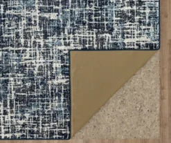 Gunnison Navy & White Crosshatch Area Rug, (2' X 8') -DHP Sales Store 810600391 A8 2