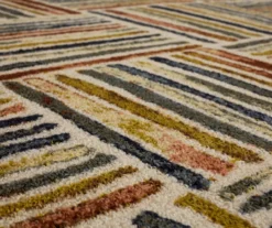 Hermes Beige & Multi-Color Weave Print Area Rug, (2' X 8') -DHP Sales Store 810600396 A8 3