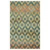 Zarel Rust & Blue Arabesque Area Rug, (5' X 8') -DHP Sales Store 810600423 A0 1