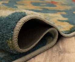 Zarel Rust & Blue Arabesque Area Rug, (5' X 8') -DHP Sales Store 810600423 A8 5