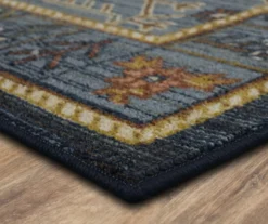 Kenbridge Blue & Brown Geometric Area Rug, (2' X 8') 11 Kenbridge Blue & Brown Geometric Area Rug, (2' X 8') -DHP Sales Store 810600461 A8 1