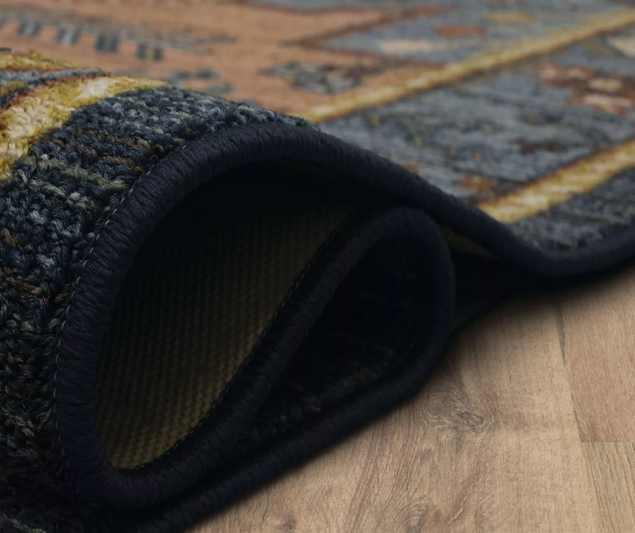 Kenbridge Blue & Brown Geometric Area Rug, (2' X 8') 10 Kenbridge Blue & Brown Geometric Area Rug, (2' X 8') - Image 8