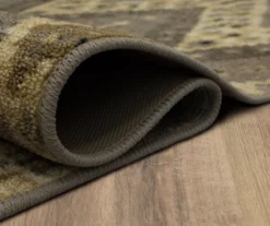 Sage Hollow Gray & Brown Geometric Area Rug, (5' X 8') -DHP Sales Store 810600474 A8 5