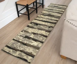 Spectrum Gray & Beige Abstract Stripe Area Rug, (2' X 8') 14 Spectrum Gray & Beige Abstract Stripe Area Rug, (2' X 8') -DHP Sales Store 810600478 A0 3