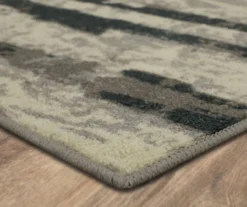 Spectrum Gray & Beige Abstract Stripe Area Rug, (2' X 8') 12 Spectrum Gray & Beige Abstract Stripe Area Rug, (2' X 8') -DHP Sales Store 810600478 A8 1