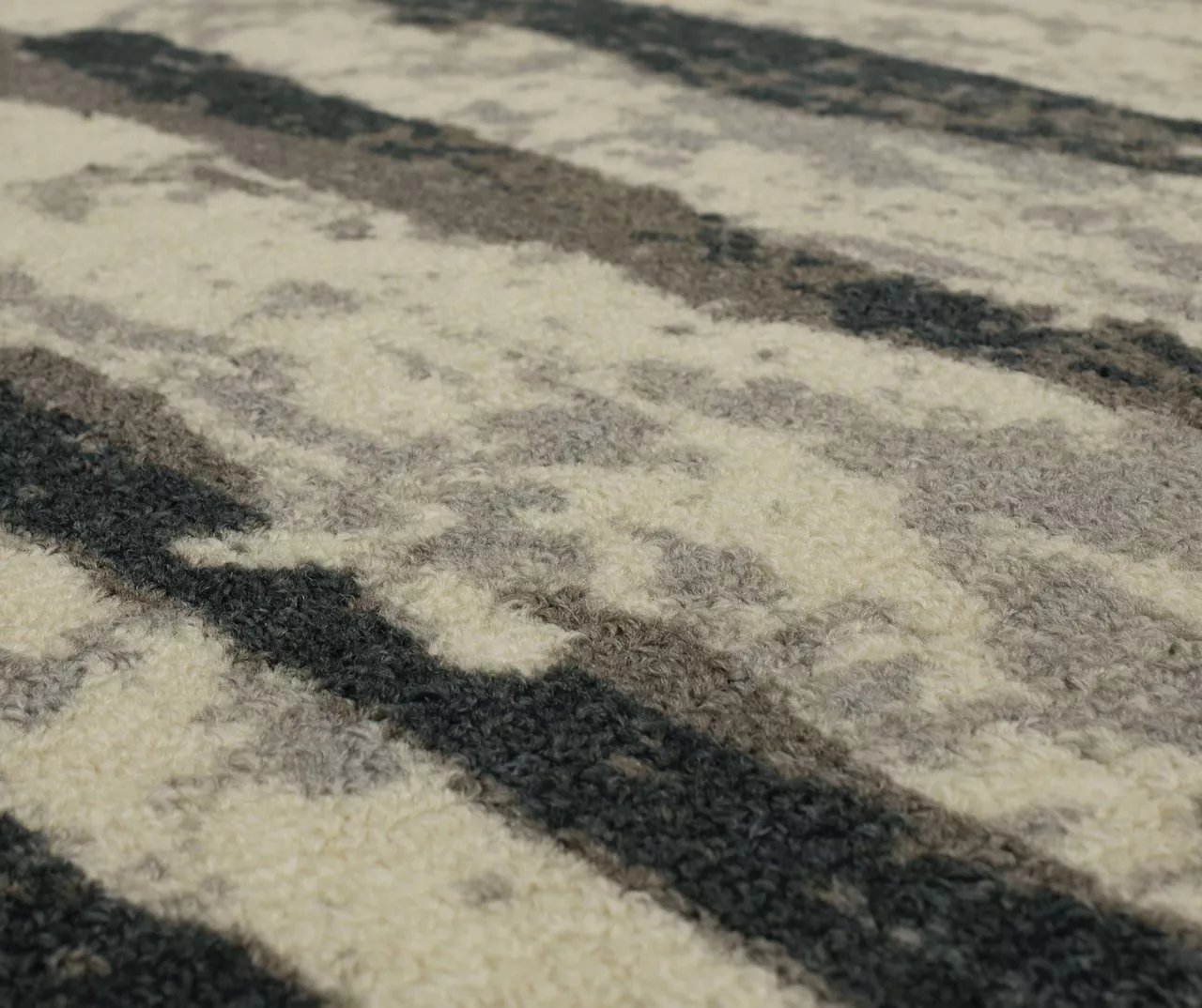 Spectrum Gray & Beige Abstract Stripe Area Rug, (2' X 8') 8 Spectrum Gray & Beige Abstract Stripe Area Rug, (2' X 8') - Image 6