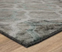 Quatrefoil Fret Charcoal & Dark Teal Area Rug, (2' X 3') 9 Quatrefoil Fret Charcoal & Dark Teal Area Rug, (2' X 3') -DHP Sales Store 810600518 A8 1
