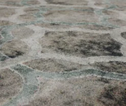 Quatrefoil Fret Charcoal & Dark Teal Area Rug, (2' X 3') 11 Quatrefoil Fret Charcoal & Dark Teal Area Rug, (2' X 3') -DHP Sales Store 810600518 A8 3