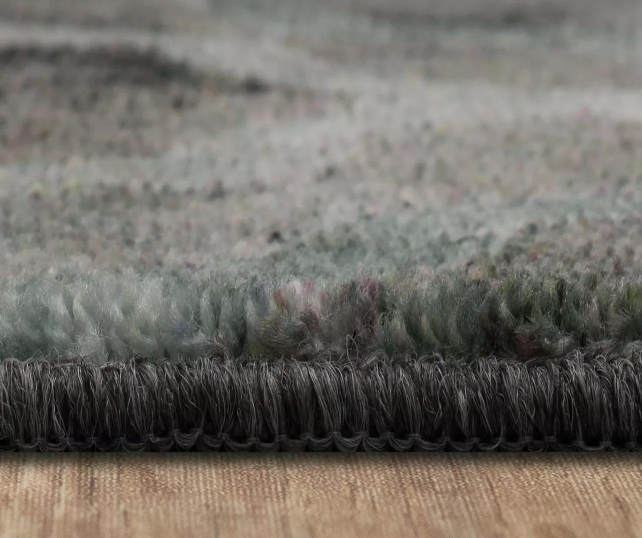 Quatrefoil Fret Charcoal & Dark Teal Area Rug, (2' X 3') 7 Quatrefoil Fret Charcoal & Dark Teal Area Rug, (2' X 3') - Image 5