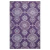 Isabella Purple & White Mandala Area Rug, (5' X 8') -DHP Sales Store 810600527 A0 1