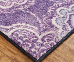 Isabella Purple & White Mandala Area Rug, (5' X 8') 8 Isabella Purple & White Mandala Area Rug, (5' X 8') -DHP Sales Store 810600527 A8 1