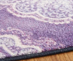 Isabella Purple & White Mandala Area Rug, (5' X 8') 11 Isabella Purple & White Mandala Area Rug, (5' X 8') -DHP Sales Store 810600527 A8 4