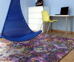 Arimo Purple & Blue Ornamental Lattice Area Rug, (8' X 10') -DHP Sales Store 810600568 A0 4