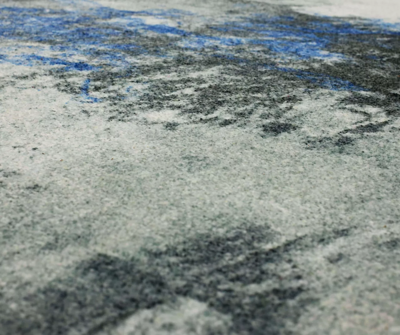 Gold Vein Gray & Blue Abstract Area Rug, (4' X 6') 5 Gold Vein Gray & Blue Abstract Area Rug, (4' X 6') - Image 3