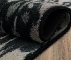 Hip Ikat Charcoal & Gray Area Rug, (2' X 8') -DHP Sales Store 810600594 A8 5