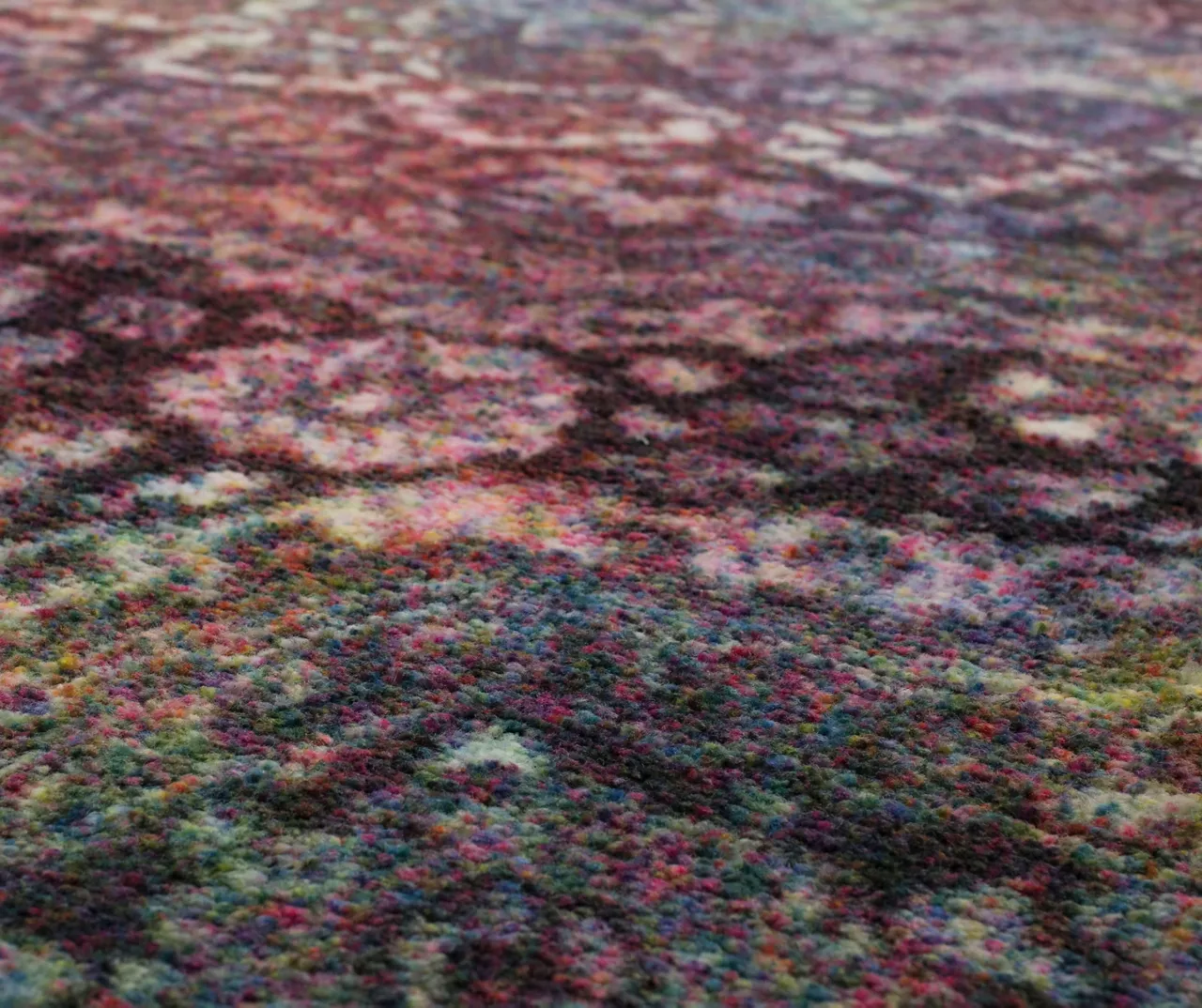 Joliet Black & Multi-Color Mandala Area Rug, (4' X 6') 6 Joliet Black & Multi-Color Mandala Area Rug, (4' X 6') - Image 4