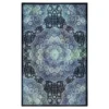 Joliet Black & Blue Mandala Area Rug, (5' X 8') 2 Joliet Black & Blue Mandala Area Rug, (5' X 8') -DHP Sales Store 810600615 A0 1