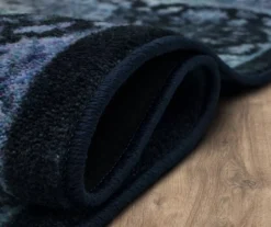 Joliet Black & Blue Mandala Area Rug, (5' X 8') -DHP Sales Store 810600615 A8 5