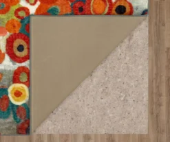 Tossed Floral Orange & Multi-Color Area Rug, (5' X 8') -DHP Sales Store 810600629 A8 2