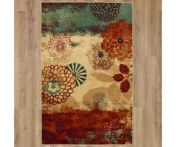 Pandora Earth-Tone Floral Area Rug, (5' X 8') -DHP Sales Store 810600641 A0 2