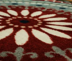 Mohawk Suzani Blue & Red Medallion Area Rug -DHP Sales Store 810600649 A8 3