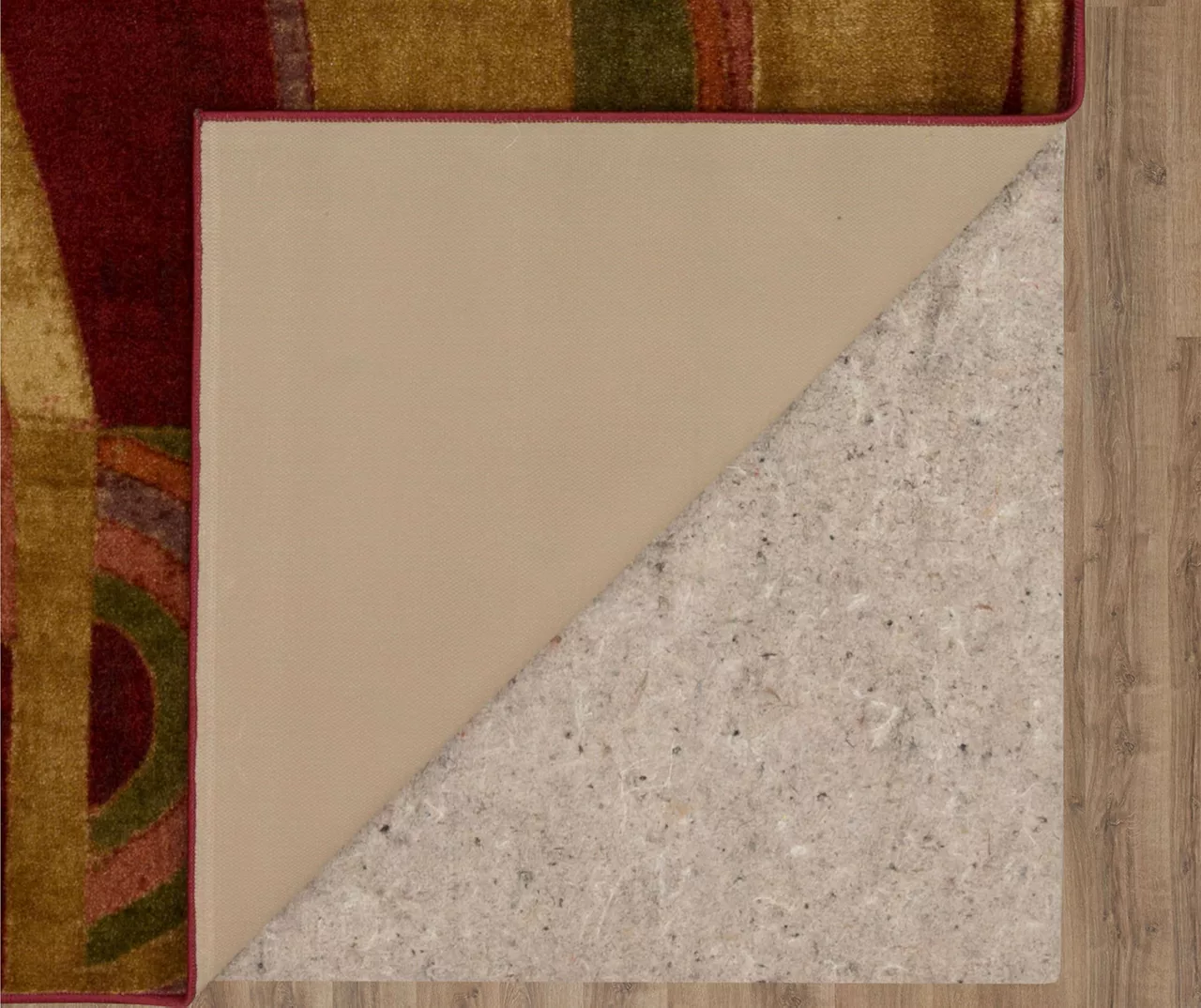 Picasso Wine & Brown Abstract Area Rug, (2' X 5') 5 Picasso Wine & Brown Abstract Area Rug, (2' X 5') - Image 3