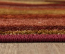 Picasso Wine & Brown Abstract Area Rug, (2' X 5') 14 Picasso Wine & Brown Abstract Area Rug, (2' X 5') -DHP Sales Store 810600661 A8 4