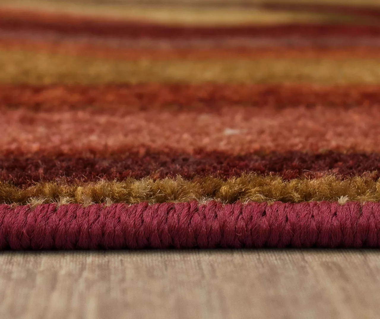 Picasso Wine & Brown Abstract Area Rug, (2' X 5') 8 Picasso Wine & Brown Abstract Area Rug, (2' X 5') - Image 6