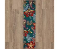 Whinston Dark Blue & Red Paisley Area Rug, (2' X 5') 11 Whinston Dark Blue & Red Paisley Area Rug, (2' X 5') -DHP Sales Store 810600680 A0 2