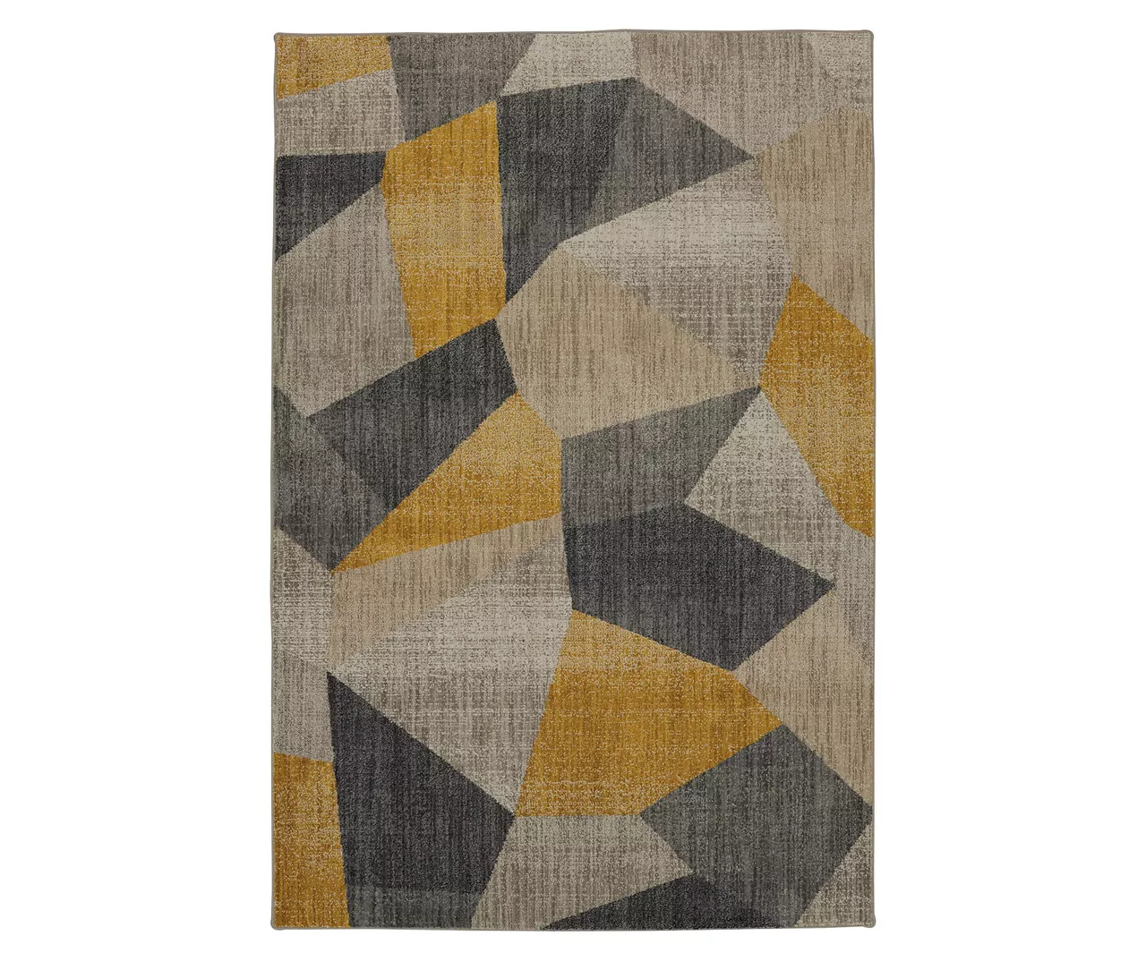 Downtown Mustard & Gray Geometric Area Rug, (5' 3" X 7' 10") 3 Downtown Mustard & Gray Geometric Area Rug, (5' 3" X 7' 10")