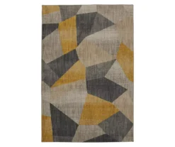 Mohawk Downtown Mustard & Gray Geometric Area Rug -DHP Sales Store 810600691 A0 1