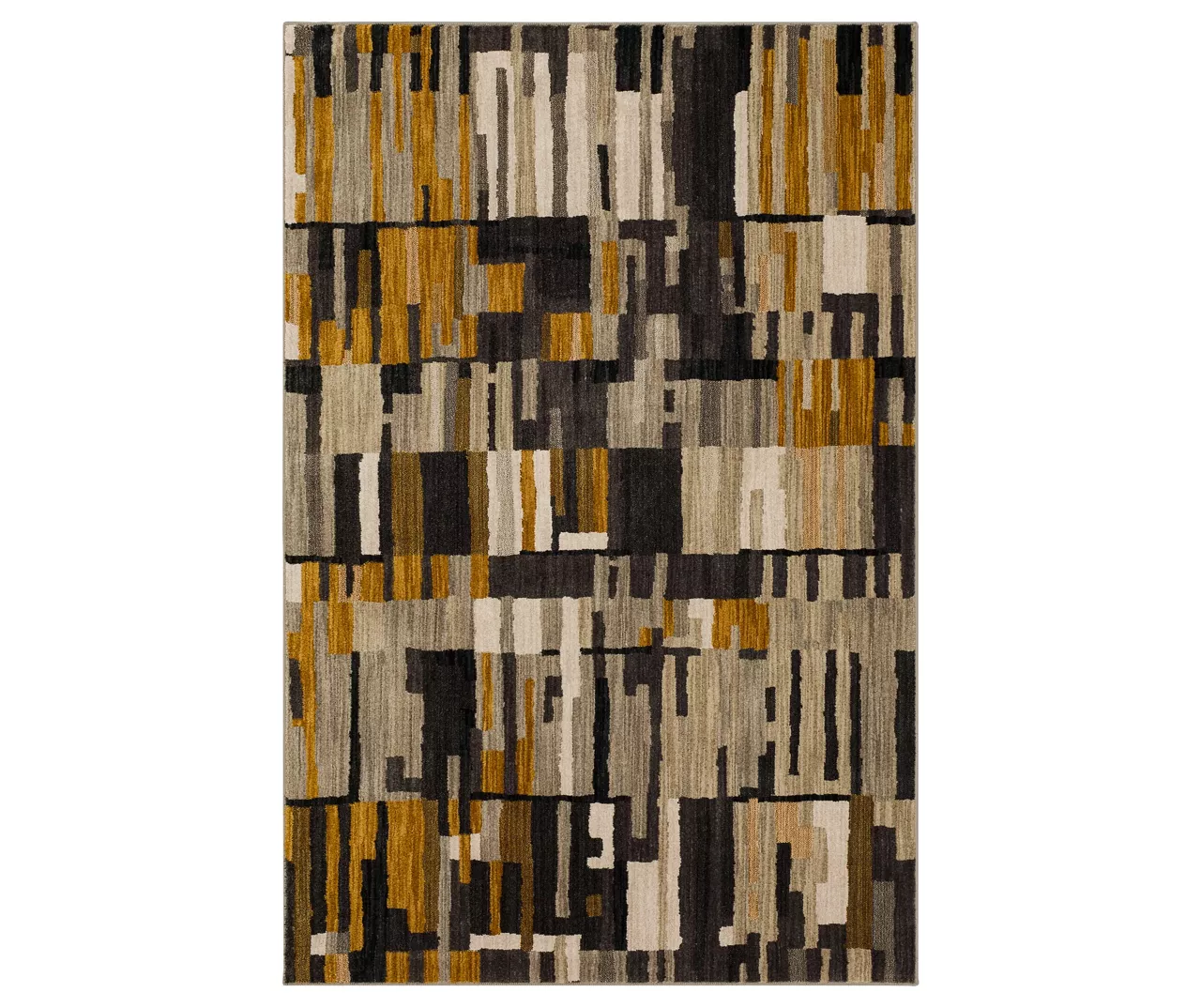 Mohawk Bacchus Mustard & Gray Color Block Area Rug 3 Mohawk Bacchus Mustard & Gray Color Block Area Rug