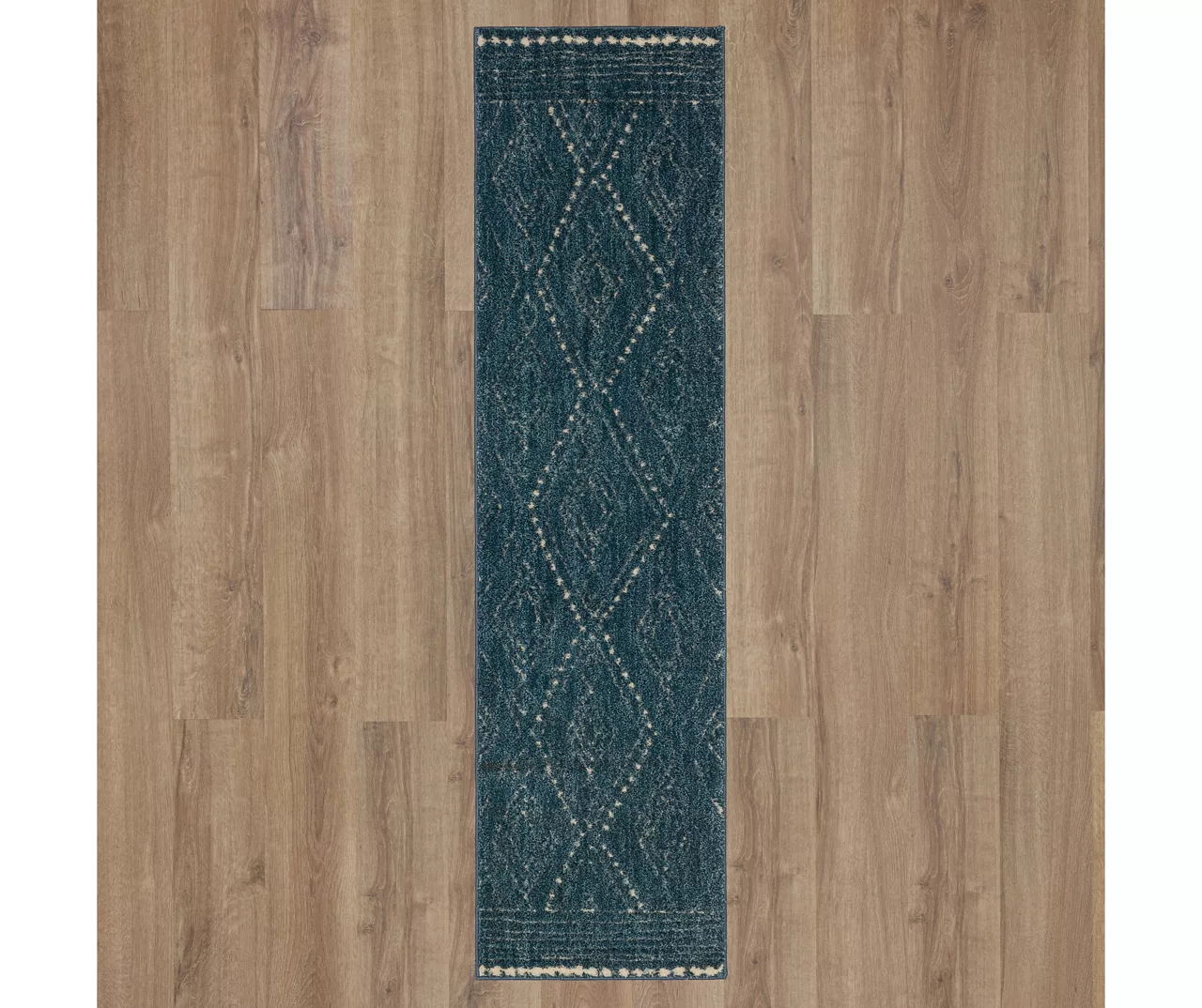 Vado Blue Geometric Area Rug, (2' X 6') 6 Vado Blue Geometric Area Rug, (2' X 6') - Image 4