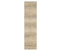 Vado Tan Geometric Area Rug, (2' X 6')