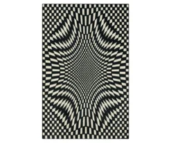 Mohawk Home Twisted Check Black & White Area Rug 24 Mohawk Home Twisted Check Black & White Area Rug -DHP Sales Store 810600760 A0 1