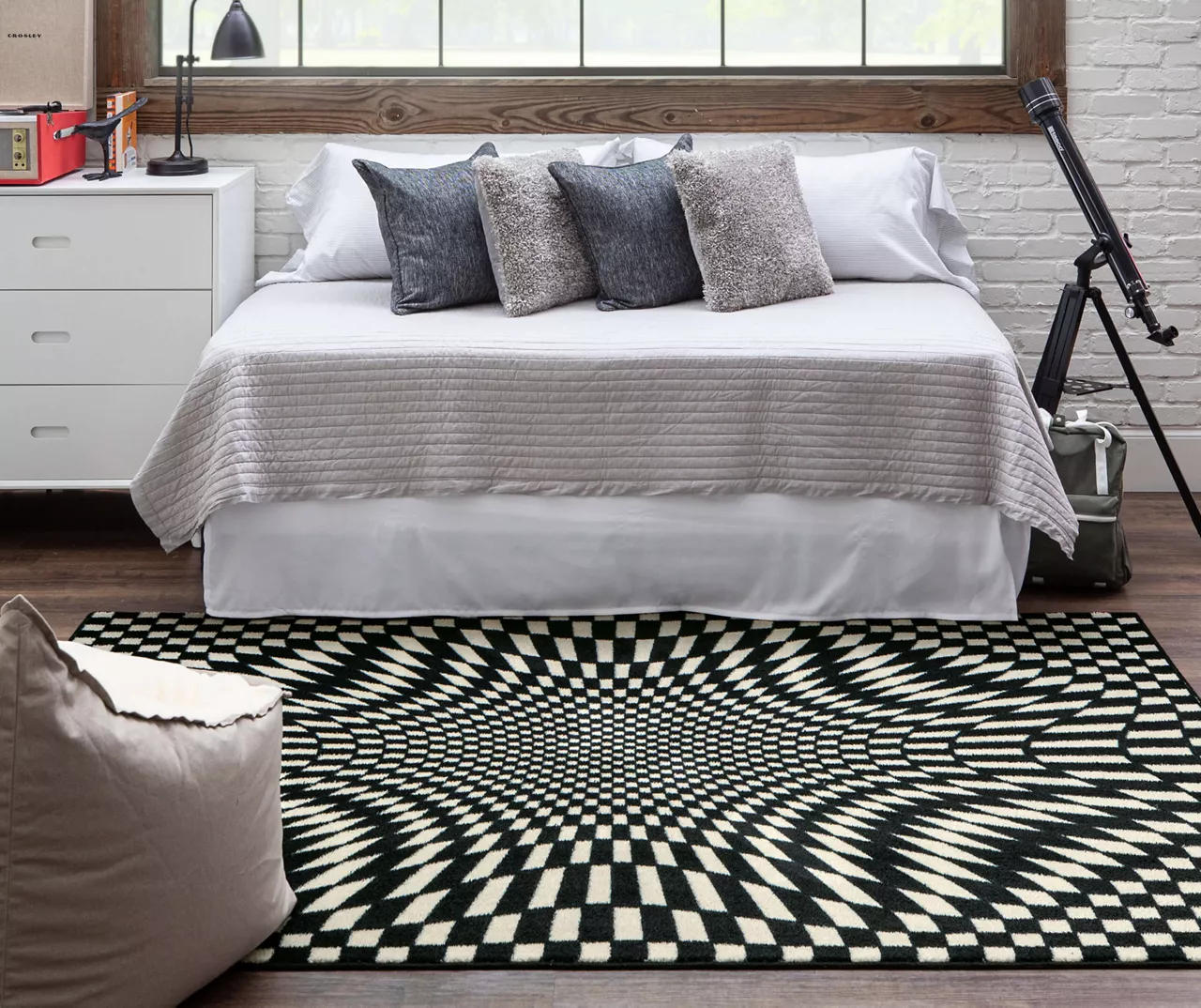 Mohawk Home Twisted Check Black & White Area Rug 16 Mohawk Home Twisted Check Black & White Area Rug - Image 14