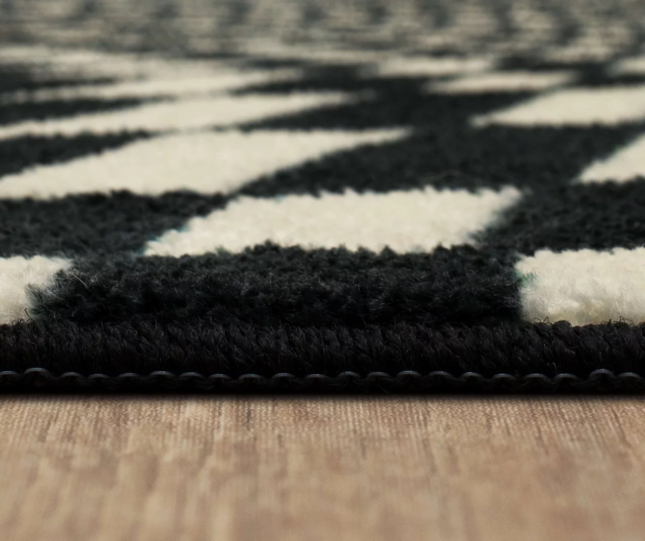 Mohawk Home Twisted Check Black & White Area Rug 18 Mohawk Home Twisted Check Black & White Area Rug - Image 16