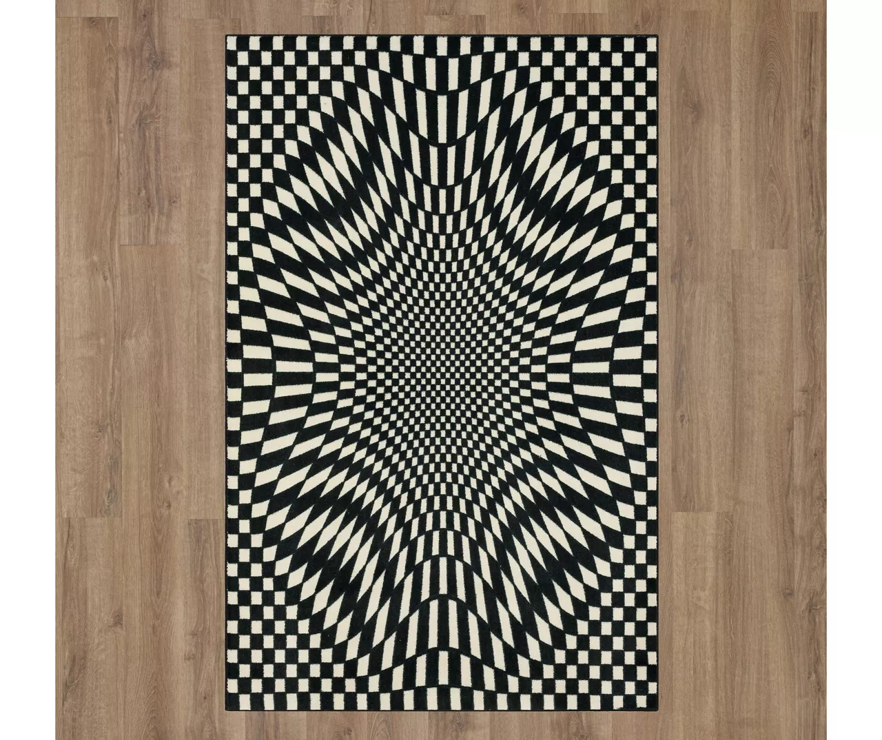 Mohawk Home Twisted Check Black & White Area Rug 7 Mohawk Home Twisted Check Black & White Area Rug - Image 5