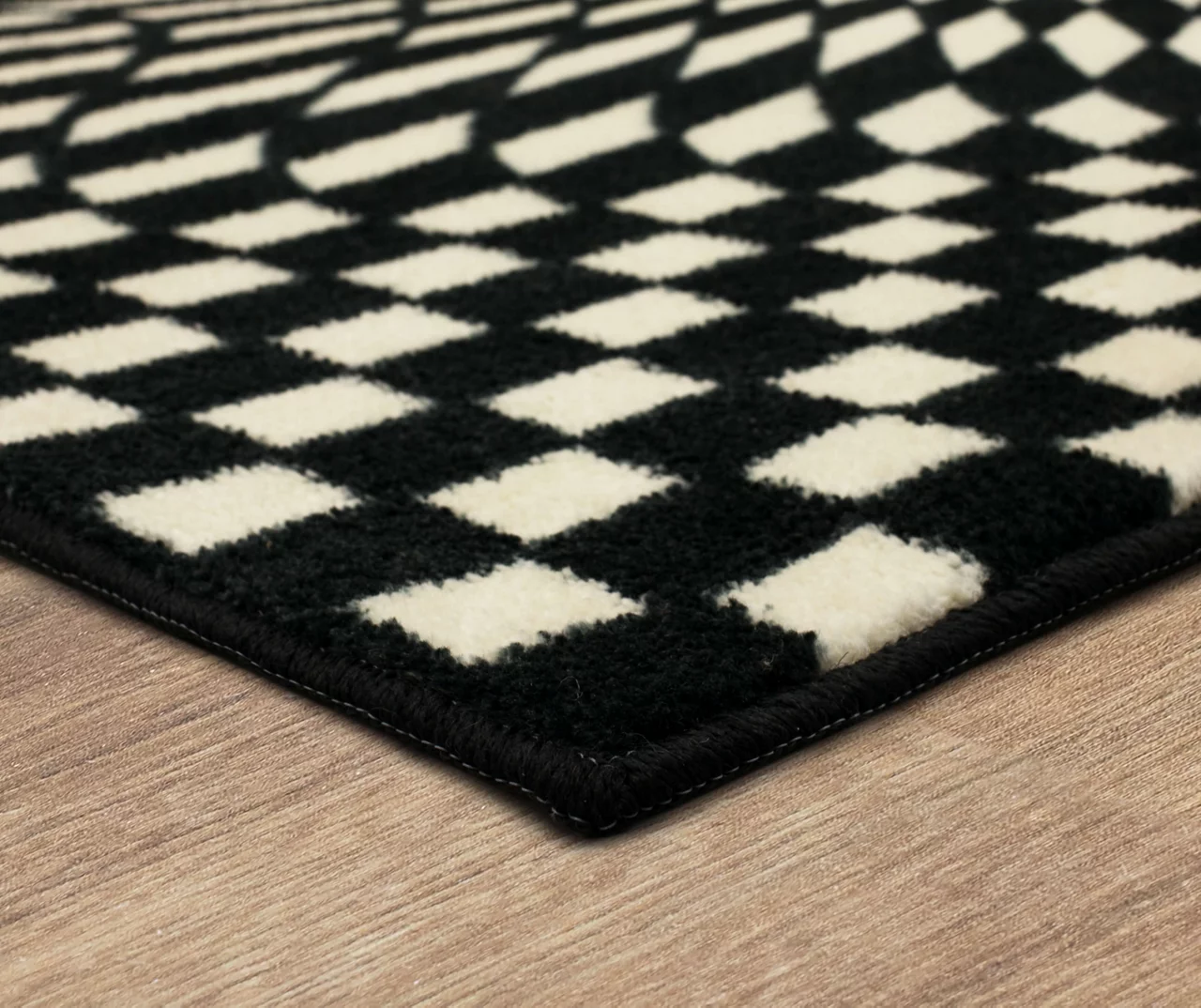 Mohawk Home Twisted Check Black & White Area Rug 6 Mohawk Home Twisted Check Black & White Area Rug - Image 4