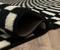 Mohawk Home Twisted Check Black & White Area Rug 30 Mohawk Home Twisted Check Black & White Area Rug -DHP Sales Store 810600762 A8 5