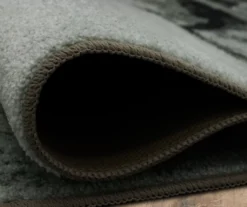 Fusion Gray & Black Abstract Area Rug, (2.5' X 10') -DHP Sales Store 810600782 A8 5