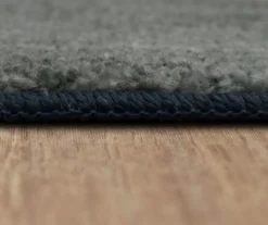 Fusion Blue & Gray Abstract Area Rug, (2' X 6') 14 Fusion Blue & Gray Abstract Area Rug, (2' X 6') -DHP Sales Store 810600790 A8 4